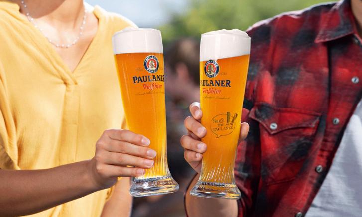 Paulaner Hefe Weisse bierglas